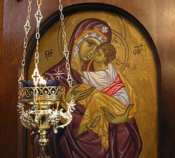 Чтимая икона Божией Матери. Монастырь Гомирье