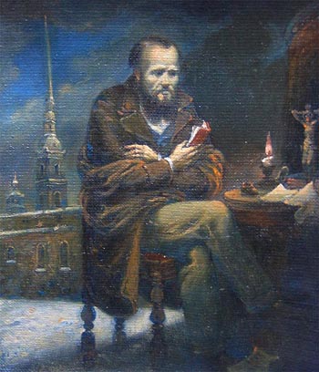 Ф.М. Достоевский. Худ. О. А. Литвинова 