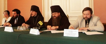 На пресс-конференции в Свято-Даниловом монастыре