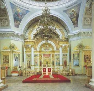 Интерьер Троицкого собора Свято-Данилова монастыря