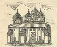 Софийский собор с южной стороны в 1880-х гг.