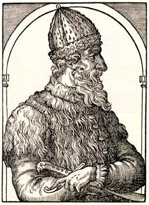 Иван III. Западно-европейская гравюра кон. XV в.