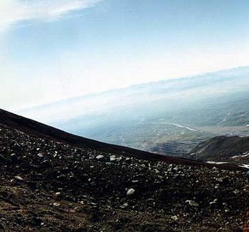 Камчатка. Вид на Корякский вулкан