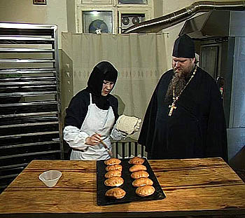 В пекарне Иоанно-Предтеченского монастыря