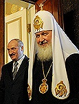 Святейший Патриарх Кирилл встретился с президентом Белоруссии Александром Лукашенко