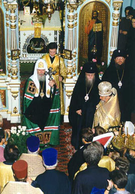 Первый Патриарший визит в Краснодарскую епархию, август 1995 г.