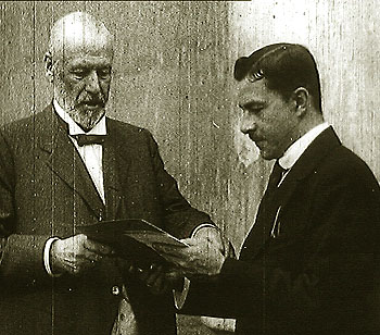 Михаил Родзянко (слева)
