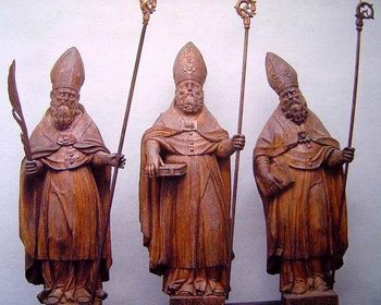 Три святителя: Николай Чудотворец, Феодор, Николай-дядя