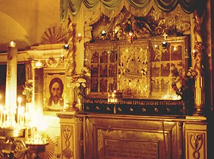 Чудотворная икона Успения Божией Матери в Успенском пещерном храме