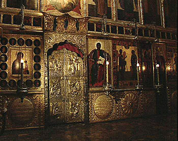 Царские врата Благовещенского собора Кремля