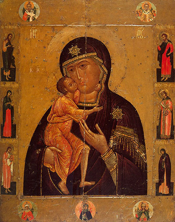 Феодоровская икона Божией Матери. Список 1630 г.