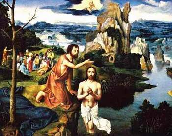 Крещение Христа, Иоахим Патинир, 1515 г.