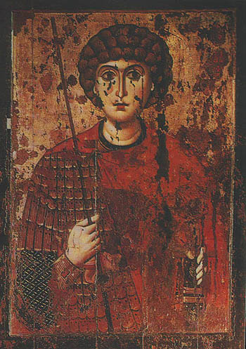 Георгий.  До 1174 г. Из Успенского собора Московского Кремля