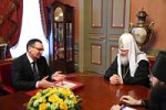 Состоялась встреча Святейшего Патриарха Кирилла с президентом Чувашской Республики Н.В. Федоровым