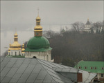 Святейший Патриарх Кирилл совершил молитву перед чудотворным образом Пресвятой Богородицы в Крестовоздвиженском храме Киево-Печерской лавры