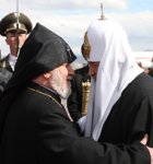 Святейший Патриарх Кирилл во главе делегации Русской Православной Церкви прибыл в Республику Армения