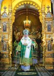В праздник Входа Господня в Иерусалим Предстоятель Русской Церкви совершил Божественную литургию в Храме Христа Спасителя