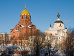 В Великий вторник Предстоятель Русской Церкви совершил Литургию Преждеосвященных Даров в Покровском женском монастыре в Хотьково
