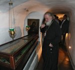 Предстоятель Русской Православной Церкви помолился в Дальних пещерах Киево-Печерской лавры
