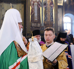 Слово Святейшего Патриарха Кирилла при вручении архиерейского жезла Преосвященному Ефрему (Просянку), епископу Бикинскому, викарию Хабаровской епархии