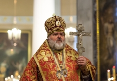 Патриаршее поздравление епископу Кронштадтскому Назарию с 30-летием служения в священном сане