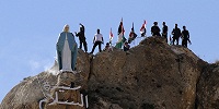 В Маалюлю вернули разрушенную исламистами статую Девы Марии