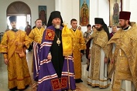 Патриаршее поздравление епископу Туровскому Леониду с 55-летием со дня рождения