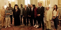 Президент Греции и Предстоятель Элладской Православной Церкви встретились с детьми-беженцами