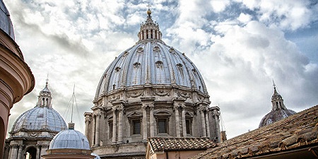 Начинается реставрация барабана купола базилики св. Петра в Риме