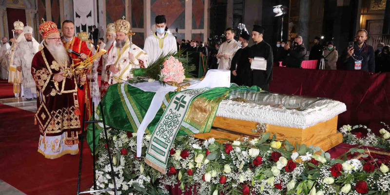 В соборе Святого Саввы в Белграде состоялось отпевание покойного Патриарха Сербского Иринея