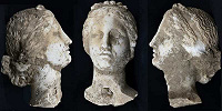 Голова мраморной статуи найдена в Риме возле мавзолея Августа