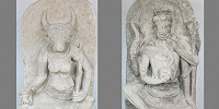 Два каменных индуистских идола X века, украденных из храма в Индии, найдены в сарае в Великобритании