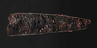 Руническая надпись найдена в Дании на лезвии 2000-летнего ножа под остатками погребальной урны