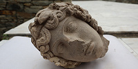 В греческом городе Филиппы обнаружена голова Аполлона II или начала III века