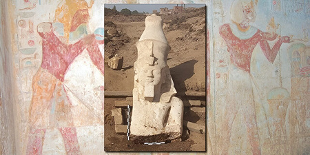 В Египте археологи раскопали верхнюю половину статуи фараона Рамсеса II, низ которой был найден почти сто лет назад