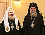 Состоялась встреча Святейшего Патриарха Алексия с делегацией Грузинской Православной Церкви