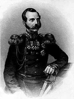 Император Александр II. Гравюра. Последняя треть XIX в.