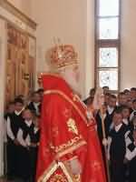 Патриарх освятил храм в школе-интернате под Сергиевым Посадом
