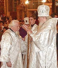 Святейший Патриарх Алексий совершил всенощное бдение в Богоявленском кафедральном соборе