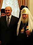 Состоялась встреча Святейшего Патриарха Алексия с президентом Беларуси Александром Григорьевичем Лукашенко