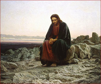 Христос в пустыне. Худ. И.Н.Крамской, 1872