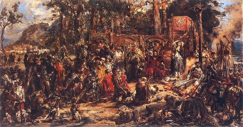 Ян Матейко. Крещение Литвы. 1888, Национальный Музей, Варшава