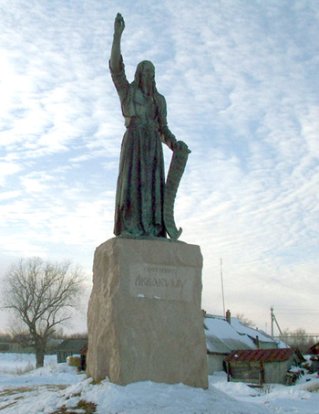 Памятник протопопу Аввакуму в с. Григорово. Скульптор В.М.Клыков