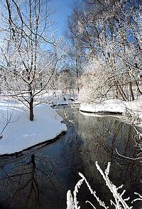 Река Сетунь в Переделкино