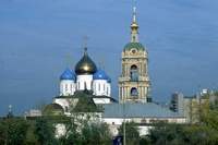 Святейший Патриарх освятил храм-усыпальницу Романовых в Новоспасском монастыре