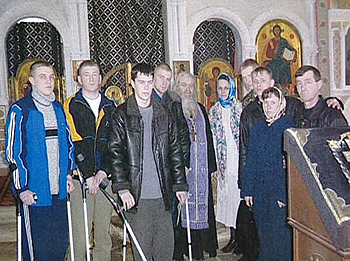Ветераны Чеченской войны в храме
