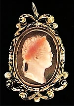 Камея с изображением Александра I. 1-я пол. XIX в.