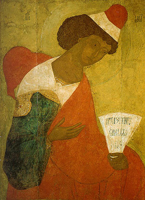 Св. пророк Даниил. Тверская икона XV в.