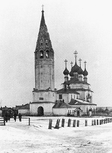 Крестовоздвиженский храм в с. Палех, Владимирской области