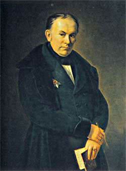 Портрет В.А.Жуковского работы Ф.Т.Гильдебранта. 1840 г.